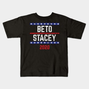 Beto O'Rourke and Stacey Abrams on the one ticket? Dare to dream. Presidential race 2020 Distressed text Kids T-Shirt